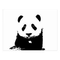 Black & White Panda postcards