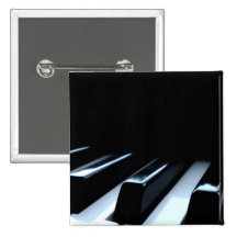 Black & White Piano Keys Button