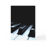 Black & White Piano Keys Greeting Cards