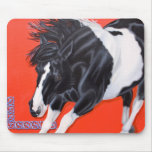 Black & White Pinto Mouse Pads