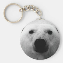 Black & White Polar Bear Key Chains