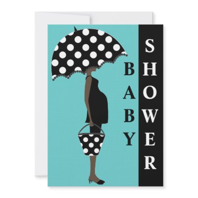 Black & White Polka Dots Baby Shower Invitations by noteworthy