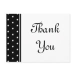 Black & White Polka Dots postcards