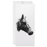 Black & White Pop Art Horse rack cards