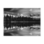 Black & White Reflections Post Card postcards
