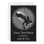 Black & White Retro Microphone Emblem