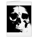 Black & White Skull cards