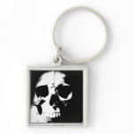 Black & White Skull keychains