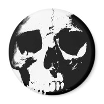 Black & White Skull