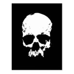 Black & White Skull Postcards