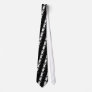 Black & White Skull Necktie