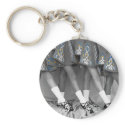 Black & White Soft Shoes Keychain