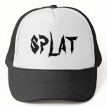 Black + White Splat Skateboarding Hat