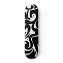 Black & White swirl deck skateboards