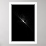 black/white swirl poster