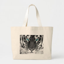 Black White Tiger Bags
