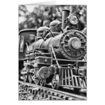 Black & White Train card