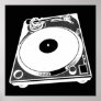 Black & White Turntable