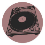 Black & White Turntable stickers