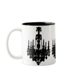 Black & White Vintage Chandelier Graphic mugs