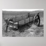 Black & White Wagon Print