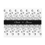 Black & White Wedding - Save The Date