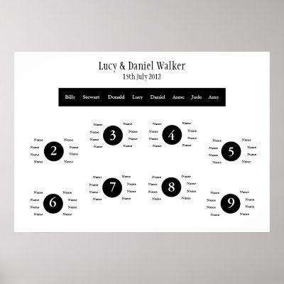 Seating Plans For Wedding 3