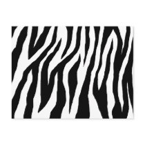 Black & White Zebra Print