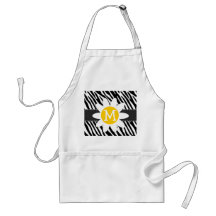 Black & White Zebra; Spring Daisy Aprons
