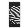 Black & White Zebra Stripes Rack Card