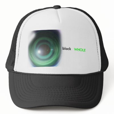 BLACK WHOLE MESH HATS by cynic710