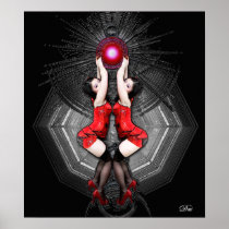 Black Widow, Asain Girls Print