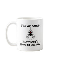 Black Widow Coffee Mug