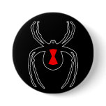 Black Widow Outline Pin