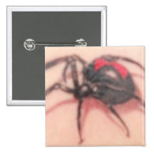 BLACK WIDOW PINBACK BUTTONS