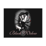 Black Widow postcards