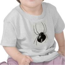 Black Widow Spider -- Deadly and Dark T Shirts