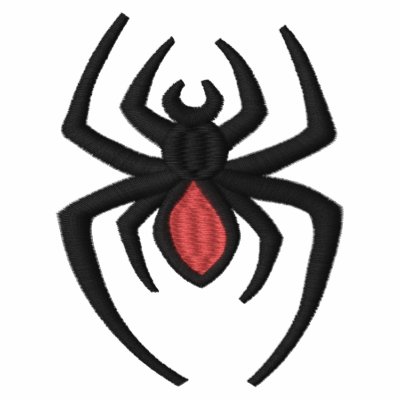 Black Widow Spider Polo Shirt by silly_strings