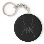 Black Widow Spider Keychain