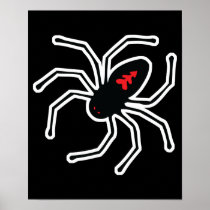 black widow spider posters