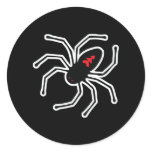 black widow spider stickers