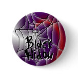 Black Widow Spider Web Pin