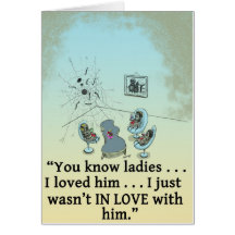 Black Widows Greeting Card