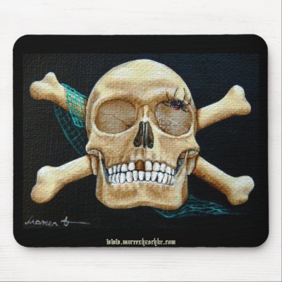 "Black Widow's New Home" Mouse Pad by mareen
