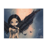 "Black Winged Angel" Postcard