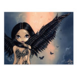 "Black Winged Angel" Postcard