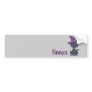 Black Witch Cat Bumper Stickers