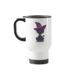 Black Witch Cat Mug