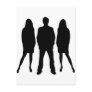 black womanizer logo postcards
