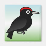 Black Woodpecker Magnet